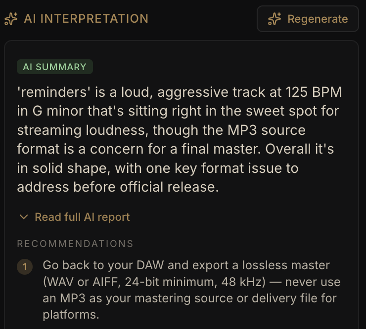 FAIS AI interpretation